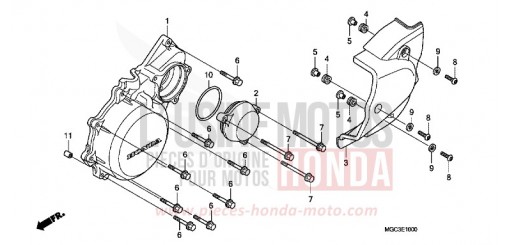 PANNEAU CARTER-MOTEUR G. CB1100AD de 2013